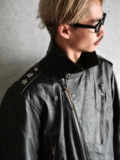 1950~60's Vintage HERCULES Leather Riders Jacket BLACK 1950~60's Vintage HERCULES Leather Riders Jacket BLACK