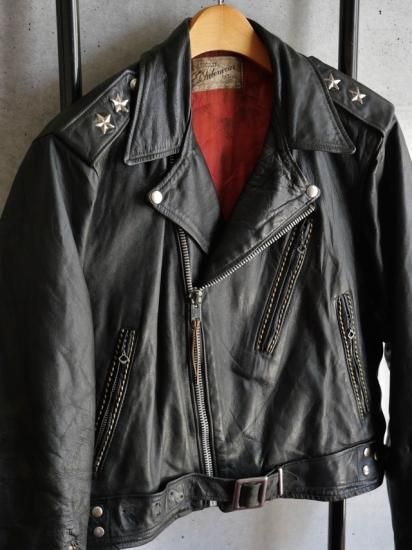 1950~60's Vintage HERCULES Leather Riders Jacket BLACK 1950~60's Vintage HERCULES Leather Riders Jacket BLACK