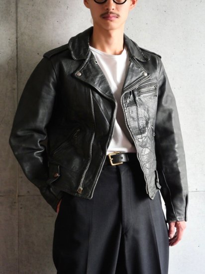 Late1940~Early50's Vintage  BECK 999 Leather Riders Jacket BLACK