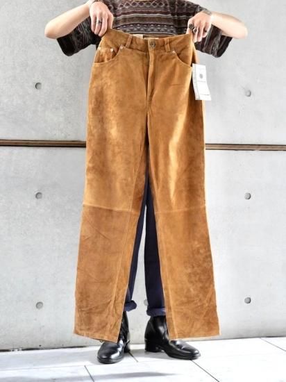 DEADSTOCK】1990's Vintage ST.JOHN'S BAY Washable Suede Pants DEADSTOCK】1990's Vintage ST.JOHN'S BAY Washable Suede Pants