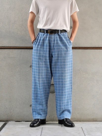 1980~90's Vintage Denim 2tucks Trousers 