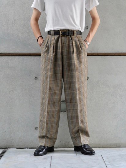 1980s Vintage TETE HOMME 2tucks Trousers