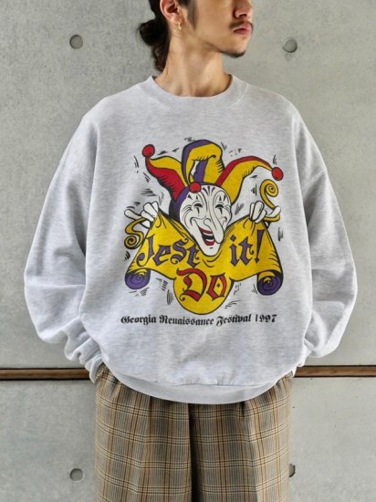 1990s Vintage Lee Printed Sweat Shirt "JUST DO IT"