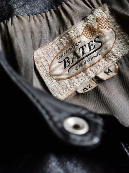 1960's Vintage BATES Leather Riders Jacket BLACK - Vintage 1960's Vintage BATES Leather Riders Jacket BLACK - Vintage