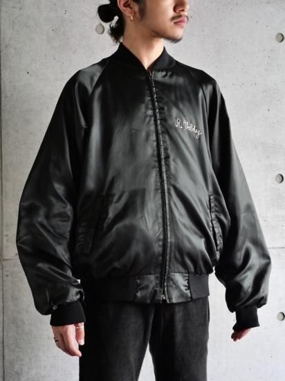 1980s Vintage Raiders Nylon Satin Blouson