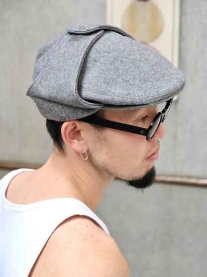 DEADSTOCK 1990's KANGOL Hunting Cap Gray