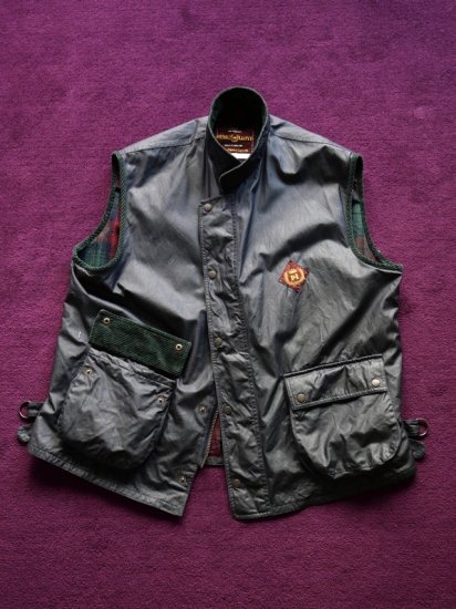 85-89's HENRI LLOYD (designed by Olmes Carretti) Drywax-Cloth OverVest