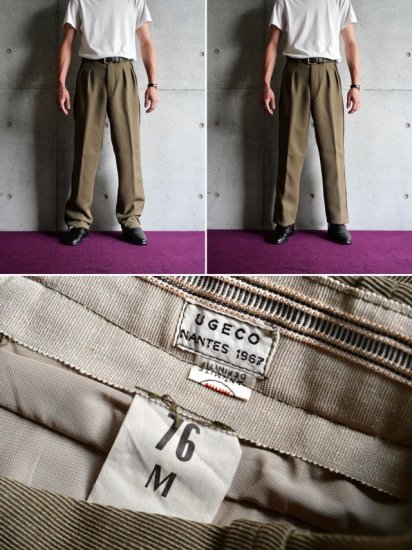 size 76M】1960's French Military Vintage DEADSTOCK