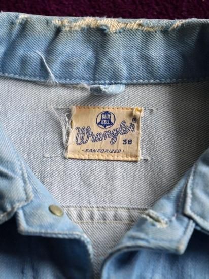 1950's Vintage Wrangler 22MJZ Denim Jacket - Vintage & Archive