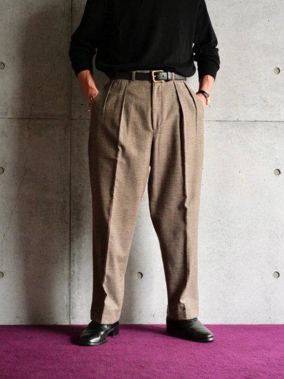 1980~90's Vintage Polo by Ralph Lauren 2tucks Trousers ꥫ