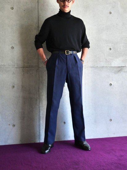 1976's French Military Vintage Officer Wool Trousers