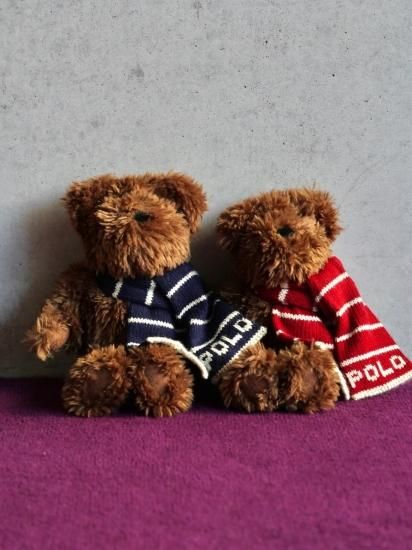 2003's Vintage POLO Teddy Bear Pair