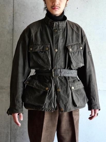 00's Vintage Belstaff BLACKPRINCE Oiled Jacket