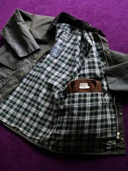 1980~90's Vintage Barbour SOLWAY ZIPPER 