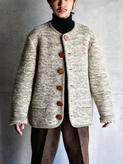 1980's Tyrolean Vintage Heavy Knit Jacket