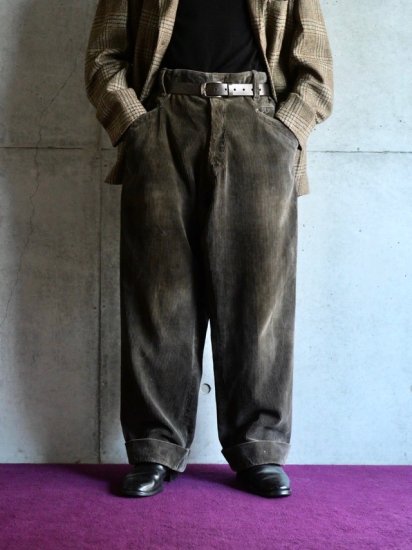1940~50's German Vintage Heavy Corduroy Trousers