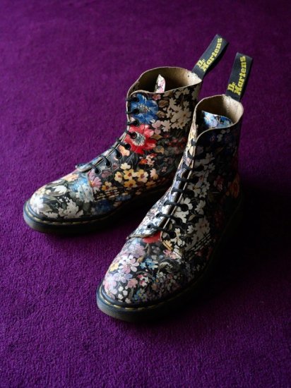 1990~00's Vintage Dr.Martens 8hole Boots "FLOWER" 󥰥