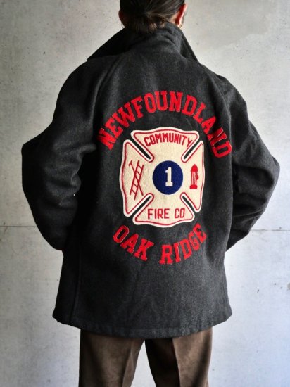 1960's Vintage Wool Half Jacket "COMMUNITY FIRE CO."