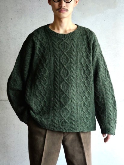 1990's Vintage Aran Knit Sweater (꡼֎J.CREW)