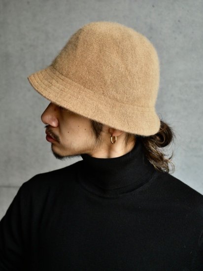 1990~00's Backet Hat
80% Angora × 20% Nylon, BEIGE