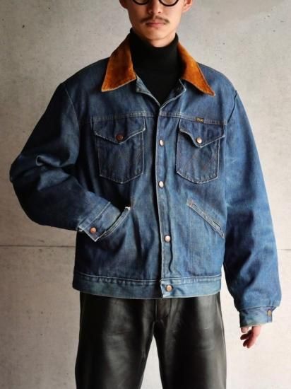 1970's Vintage Wrangler Denim&Blanket Jacket 