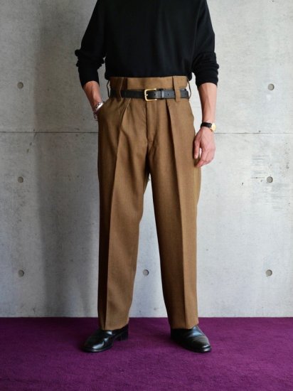 ɽ80DEADSTOCK 1990~00's Vintage British ARMY Wool Trousers 