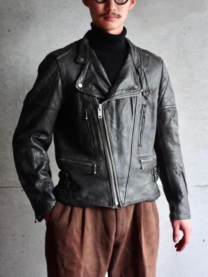 1970's Vintage UK Sheepskin Riders Jacket "SUZUKI"