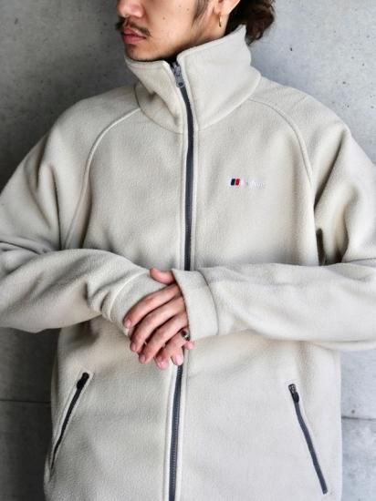 2002's Vintage Berghaus Zip-up Fleece IVORY