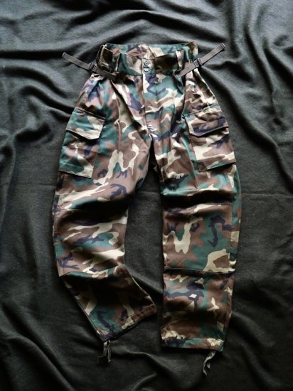 1980's Vintage Spanish Military Camouflage Trousers