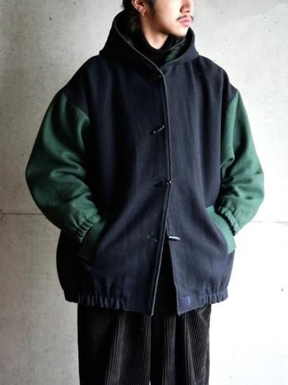 1990's Vintage Wool Melton Switched Parka