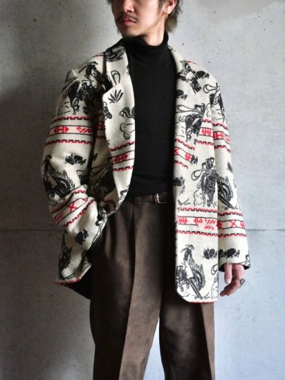 1980's Vintage USA Western Wool Tailored Jacket ΥܡΥܡ
