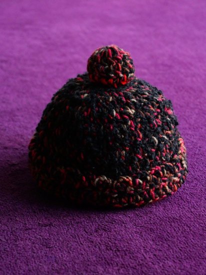 Vintage Handmade Knit Bon-bon Cap
