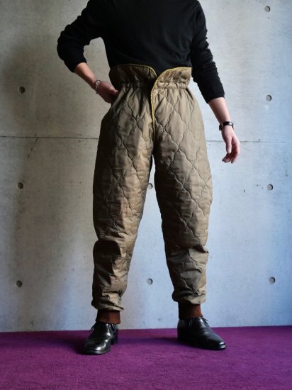 1970~80's Vintage Czech Military Quilting Pants