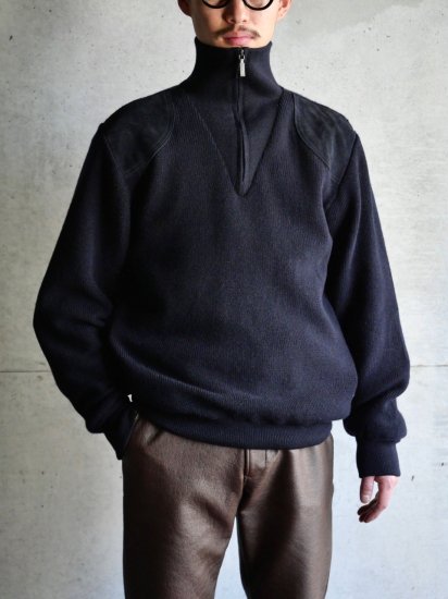 00's Vintage Barbour Half-zip Storm Sweater