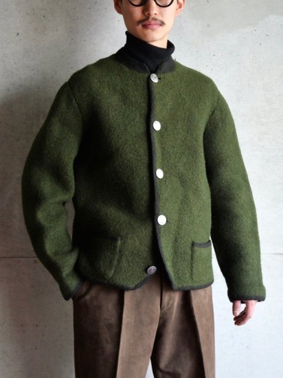 1960~70's Vintage Boiled Wool Tyrolean Jacket
