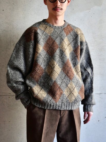 1990's Vintage BrooksBrothers
Shetland Wool Knit Sweater