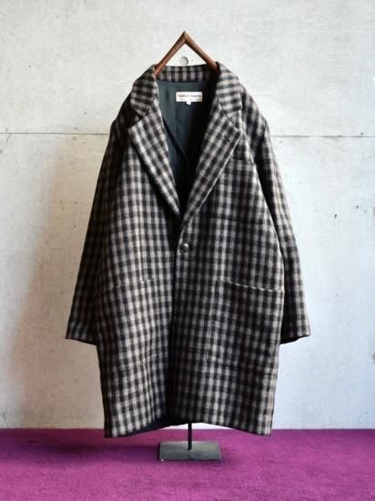 1980's GIORGIO ARMANI Soft Tweed Half Chesterfield Coat
