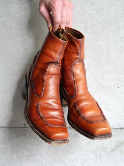 1970~80's Vintage Leather Heel Boots