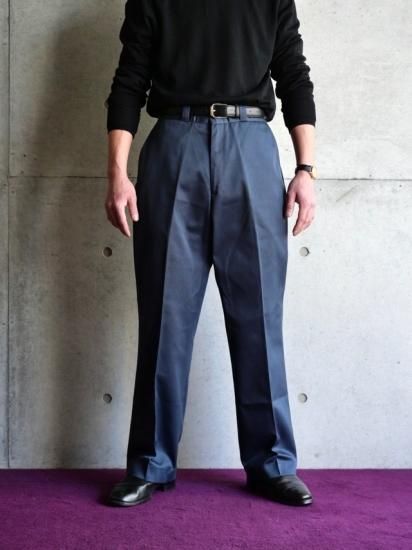 DEADSTOCK 1981's Vintage BIGMAC Workers Trousers GrayishBlue