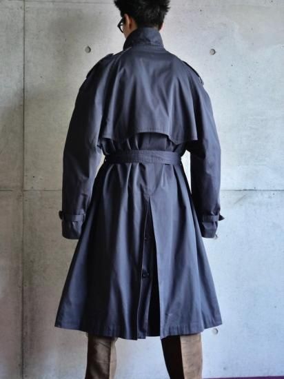 1980's Europe Vintage Erba Diolen Gabardine cloth(P65:C35) Trench