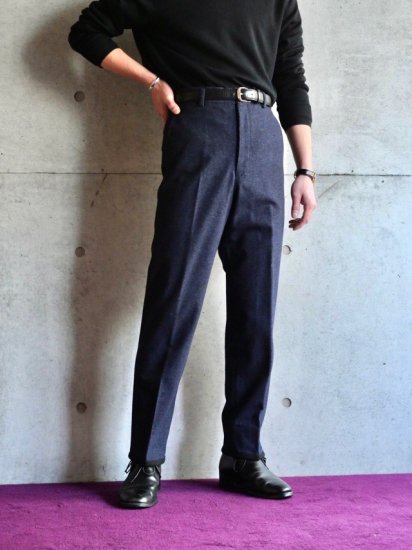 AD1999 COMME des GAR&#199;ONS HOMME
Wool Tapered Trousers (Knit Trim)