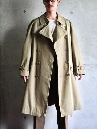 1970's Vintage Burberrys' Trench Coat 微光沢玉虫 / C100 1970's Vintage Burberrys' Trench Coat 微光沢玉虫 / C100