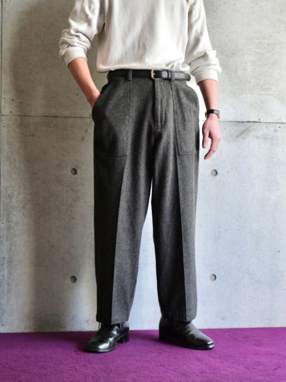 1990's Vintage RalphLauren
U.S.ARMY(/Baker) Style Wool Trousers