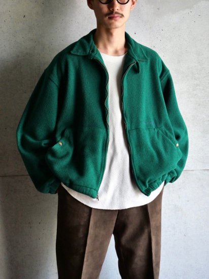 ~1990's Vintage POLO SPORT Polartec Drizzler JKT "GREEN Color" / Made in USA.