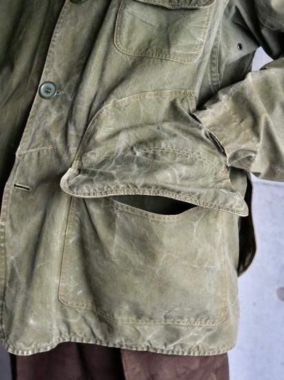 1930's Vintage MONTGOMERY WARD Olive Color Canvas Hunting 1930's Vintage MONTGOMERY WARD Olive Color Canvas Hunting