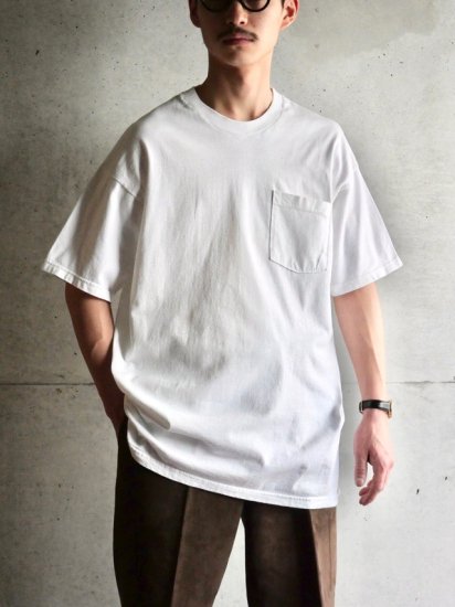 late1990~early00's B.V.D. Pocket T-shirt WHITE