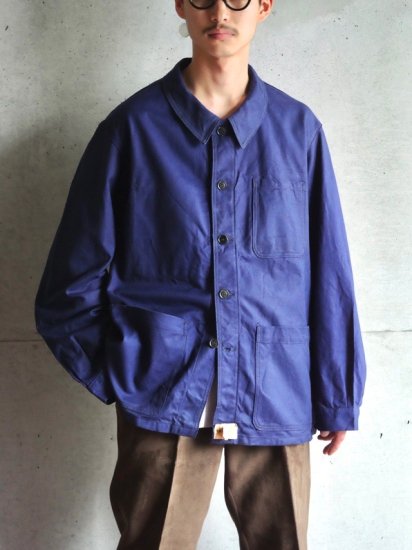 DEADSTOCK 1960's Vintage French Military
Cotton Twil Coverall (ȥॹ)