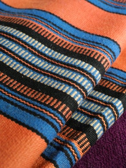 Vintage Wool Rag (Orange / Blue / Black / Lime)