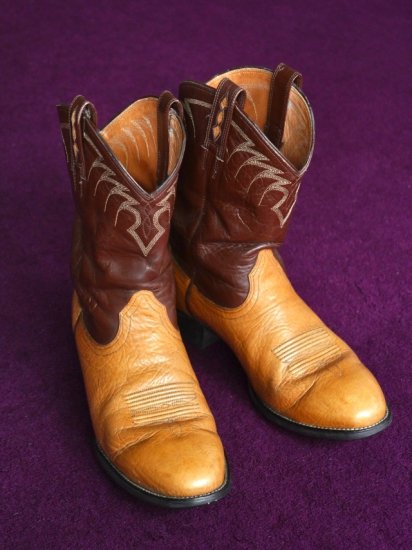 1990's Vintage 2tone Color Western Boots