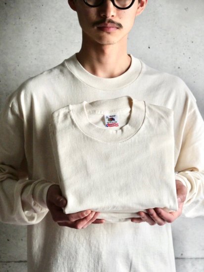 ECRUDEADSTOCK(Add: 1wash & MONK Fit Custom) 1980~90's F.O.T.L. Long-sleeves T-shirt / Made in USA.